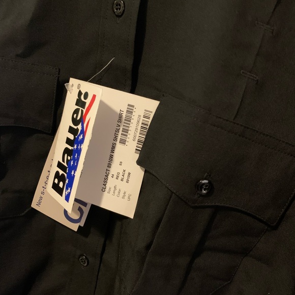 Blauer Class Act Black Short Sleeve Women’s Uniform Shirt- Size 44 BNWT - Picture 6 of 9